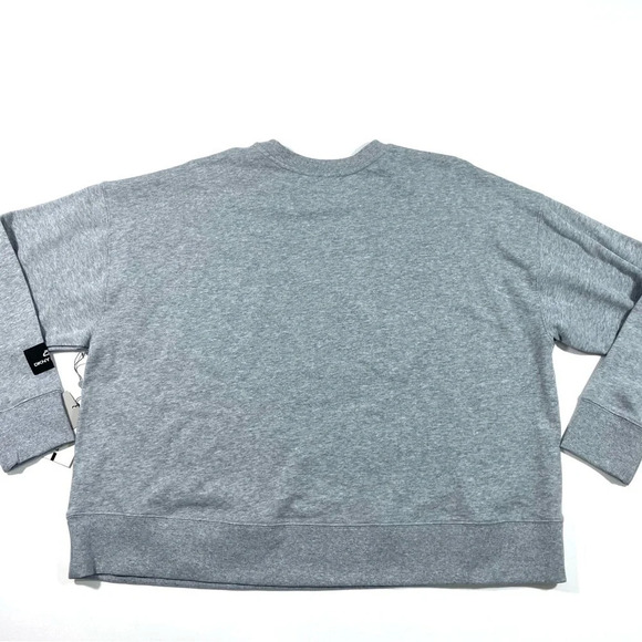 New DKNY Sport Logo Sweatshirt Pullover Grey Size 2X Plus - Picture 2 of 6